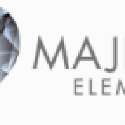 Logotipo de Majestic Elements - Lichtsprache Energiekristalle - mit Swarovski Elements