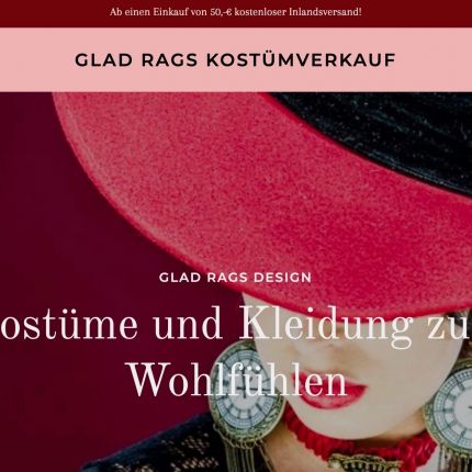 Logotyp från Glad Rags Kostümverkauf