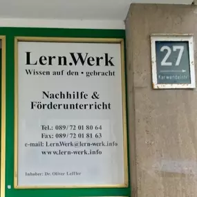 Kosten und Konditionen Lern.Werk München