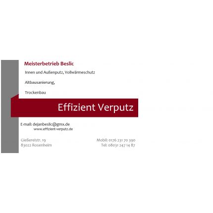 Logo van Effizient- Verputz