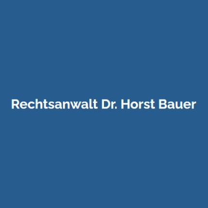 Logo von Rechtsanwalt Dr. Horst Bauer