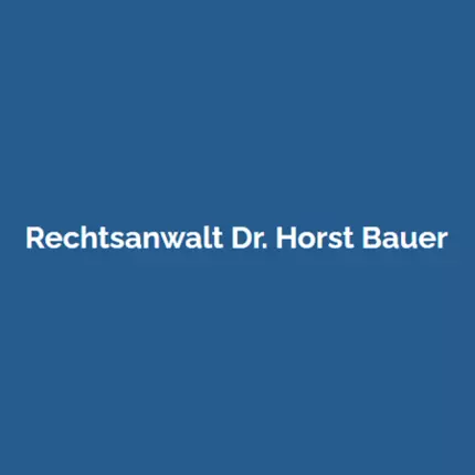 Logo od Rechtsanwalt Dr. Horst Bauer