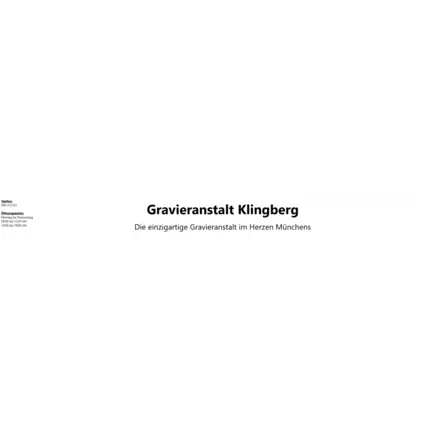 Logótipo de Gravuren Frank Klingberg Gravieranstalt | Stempel | München