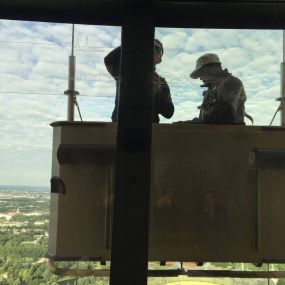 Glas Montage Hochhaus  - Glaserei Schaubeck GmbH München