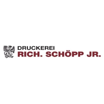 Logo fra Richard Schöpp jun. Druckerei