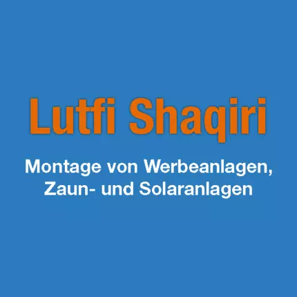 Logo de Lutfi Shaqiri Montage v. Werbe- & Zaunanlagen