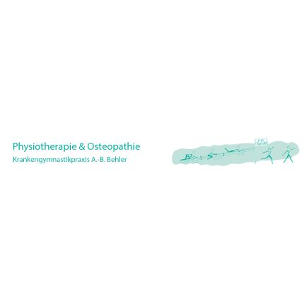Logotyp från Physiotherapie & Osteopathie A.-B. Behler
