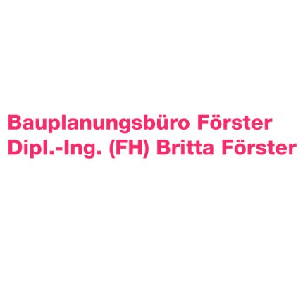 Logo from Bauplanungsbüro Förster Dipl.-Ing.(FH) Britta Förster