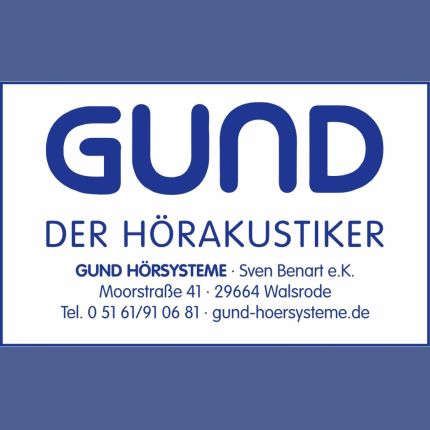 Logo van Gund Hörsysteme Inh. Sven Benart e.K.