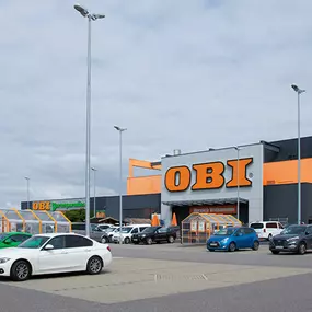 OBI Parkplatz Schwabhausen