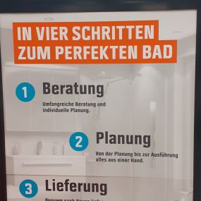 Mit dem OBI Badplaner entwirfst du deine Badideen mithilfe der 3D-Planung. Anhand unterschiedlicher Badstile und Gestaltungsmöglichkeiten erstellst du gemeinsam mit den Badplanern dein individuelles Badezimmer. Ausgehend vom Grundriss werden Raumelemente wie Türen, Fenster und Heizungen sowie gewünschte Badinstallationen passgenau angeordnet.