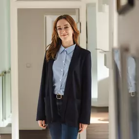 unsere Auszubildende Emma Ziemann