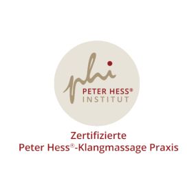 Zertifizierte „Peter Hess Klangmassagepraktikerin“