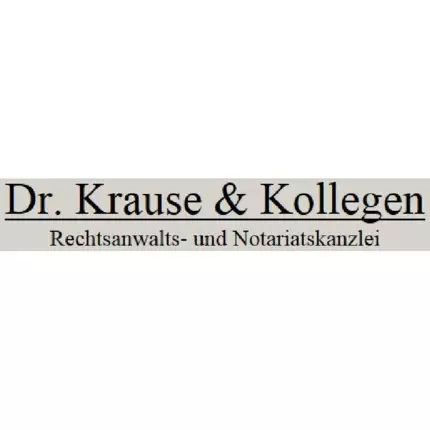 Logo od Dr. Rudi Krause & Kollegen Rechtsanwälte und Notare