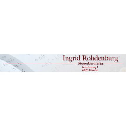 Logo von Ingrid Rhodenburg Steuerberaterin