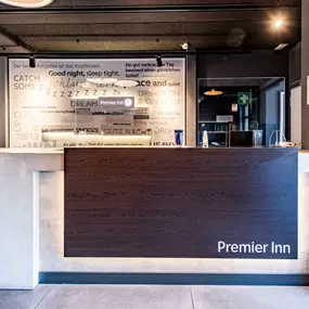 Premier Inn Heidelberg City Bahnstadt hotel reception