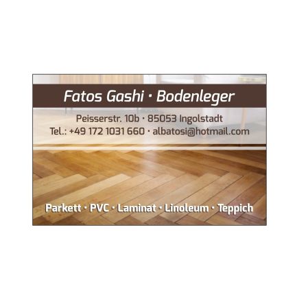 Logotipo de Fatos Gashi Bodenleger Inh. Fatos Goshi
