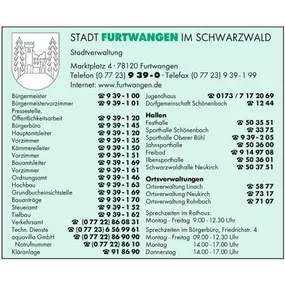 Bild von Bürgerbüro Furtwangen