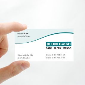 Geschäftsdrucksachen Druck | Blum Druck GmbH | München