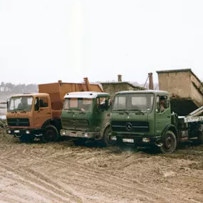 Wertstoffsortierung  1980ER-JAHRE- Entsorgung Recycling GmbH München Aufräumen Müll Recycling