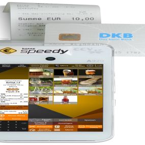 speedy pay A920: schnell eingerichtet & einfach zu bedienen
Endlich vereint: Kasse, Drucker und Zahlterminal auf einem Gerät! Gemeinsam mit dem Zahlungsdienstleister Concardis hat mtMax das Produkt 