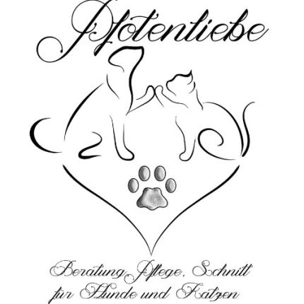 Logotipo de Pfotenliebe by Dominika/ Hunde und Katzenfriseur