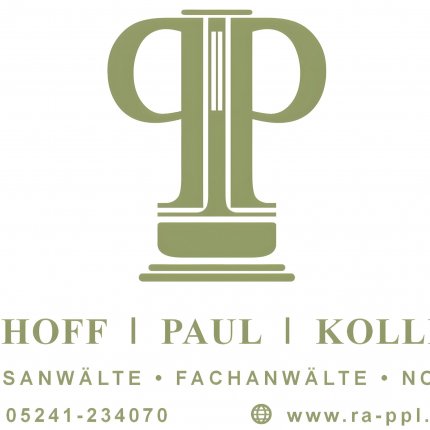 Logotyp från Rechtsanwälte und Notarin Potthoff | Paul | Kollegen - Rechtsanwältin & Notarin Anja Paul LL.M.