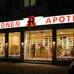 Aussenansicht der Kronen-Apotheke Herne