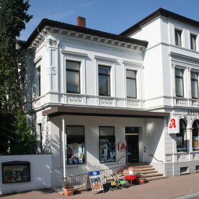 Aussenansicht der Schreibersche Apotheke