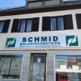 Schaufenster - Schmid Malerfachbetrieb München
