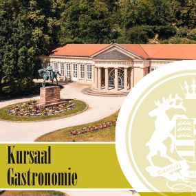 Direkt an unserem Kursaal Restaurant und Eventlocation befindet sich der Kursaal umgeben vom Kurpark. Zu Beginn des Kurparks, befindet sich der schöne klassizistische Cannstatter Kursaal.