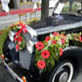 Hochzeits-Autoschmuck Blumenladen | Rita Roth  | München