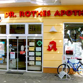 Aussenansicht der Dr. Rothes Apotheke