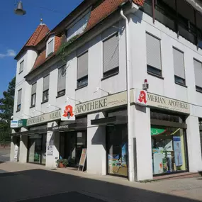 Aussenansicht der Merian-Apotheke Mosbach