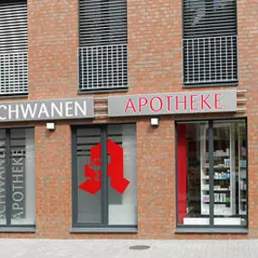 Aussenansicht der Schwanen Apotheke