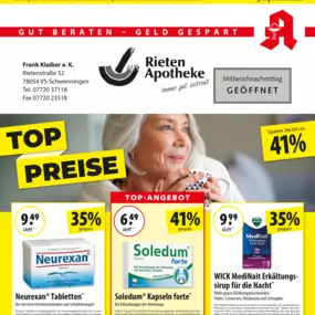 Aussenansicht der Rieten-Apotheke