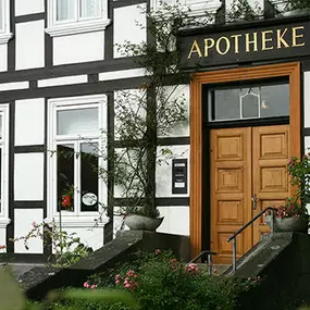 Aussenansicht der Apotheke in Echte