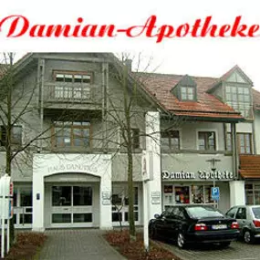 Aussenansicht der Damian-Apotheke