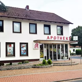 Aussenansicht der Apotheke Bokeloh