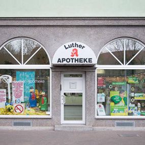 Aussenansicht der Luther-Apotheke