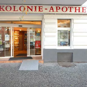 Aussenansicht der Kolonie-Apotheke