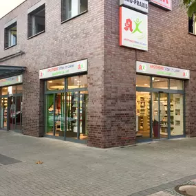 Aussenansicht der Apotheke Mitten im Leben