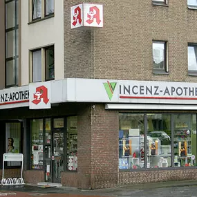 Aussenansicht der Vincenz-Apotheke