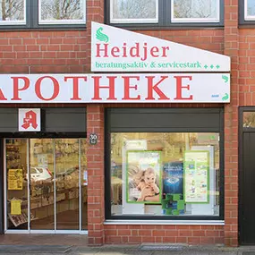 Aussenansicht der Heidjer-Apotheke