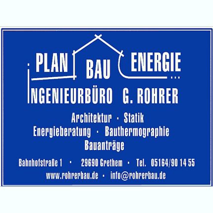 Logotyp från Ingenieurbüro Bau & Energie Dipl.-Ing. Gerd Rohrer