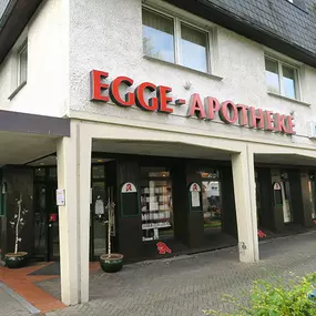 Aussenansicht der Egge-Apotheke