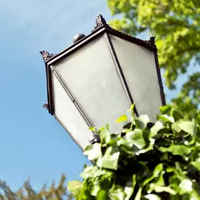 Hotel exterior garden lamp