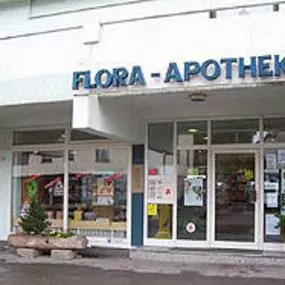 Aussenansicht der Flora-Apotheke