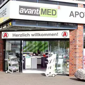 Aussenansicht der avantiMED Apotheke