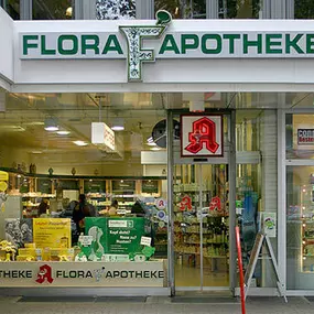 Aussenansicht der Flora-Apotheke